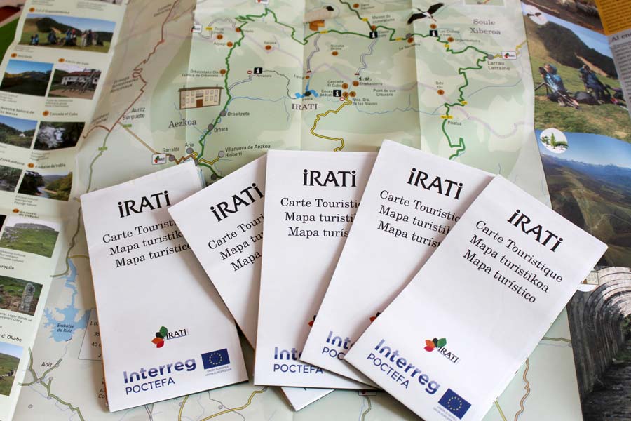 Editado un nuevo mapa turístico de Irati